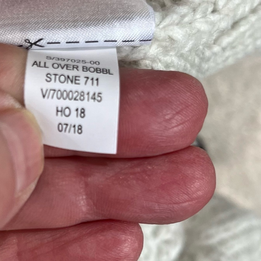 Love by Design Eyelash Knit Fuzzy Cozy Tiger Face Sweater Beige/Black Sz 2X - Picture 8 of 9